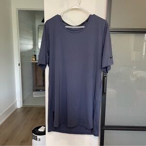 Nike Dri-fit Navy Blue Mesh Activewear/ Casual Size Large